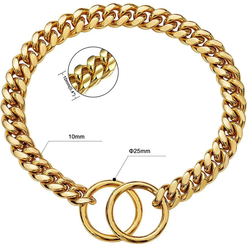 Coleira Guardião Dourado para Cães